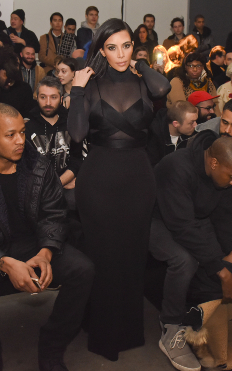 In Alexander Wang during New York Fashion Week.