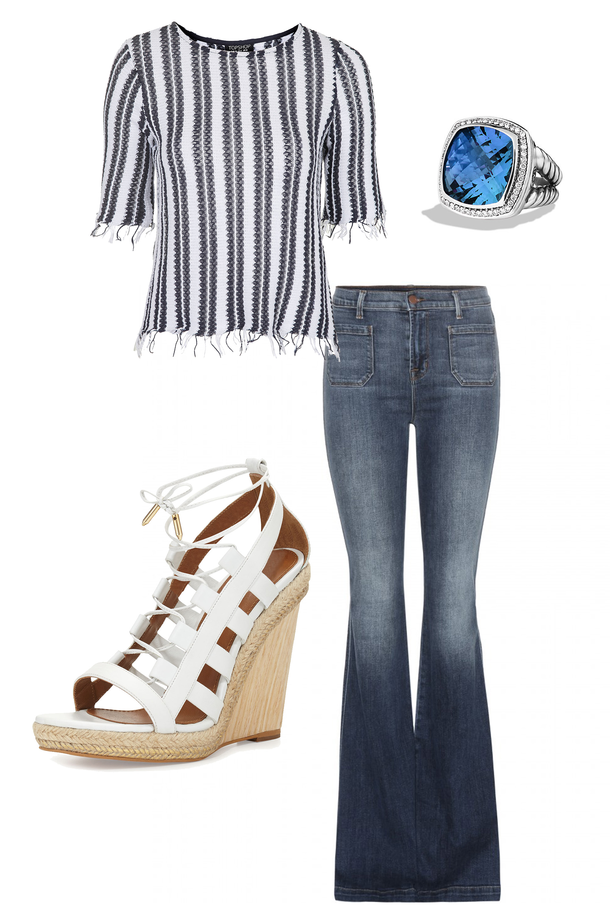5 High Low Denim Outfits Diamonds and Denim Combos to Invest in