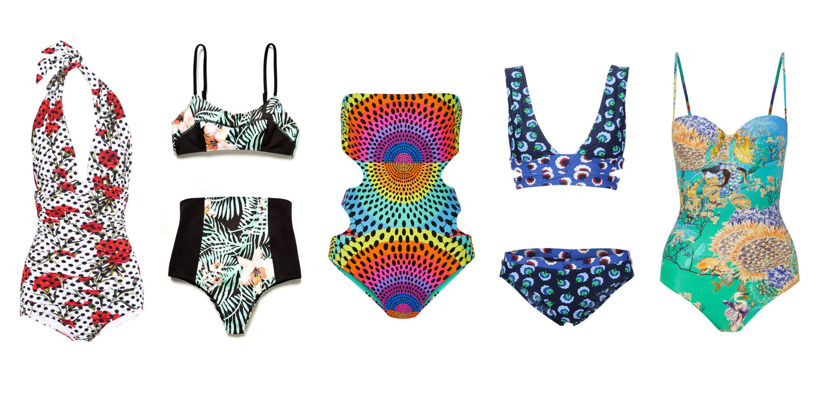 10 Colorful, Printed Swimsuits To Wear This Summer