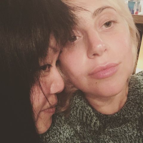 My dear friend for 6 years, we fell in love years ago she is a blond mad scientist bleach warlock. Genius stuff, the incredible Patti Song. —@ladygaga 