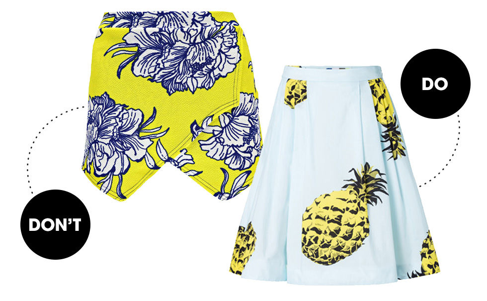 The short skirt goes the way of the crop top in the summer. In the winter, tights keep the mini from erring on the scandalous but in the summer, it is all skin, skin, skin. This works for a brunch with the girls, but if you can play tennis in it or it has shorts built in as to avoid flashing, that skirt is too short for the office. As an alternative, go with an a-line skirt made of a poplin fabric instead, which I promise will keep you cool and looking cool.
