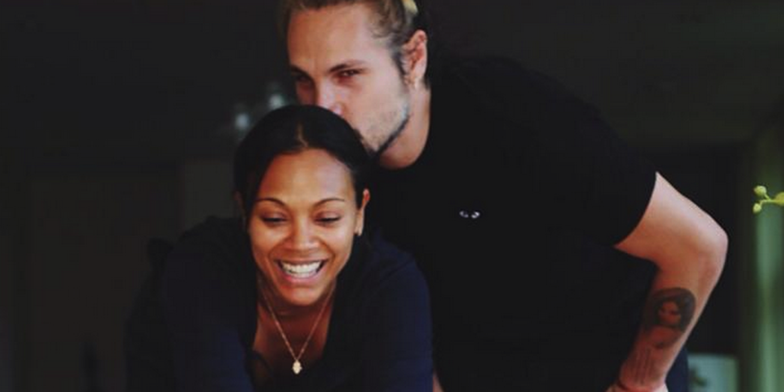 Zoe Saldana Celebrates National Twins Day - Zoe Saldana Baby Pictures