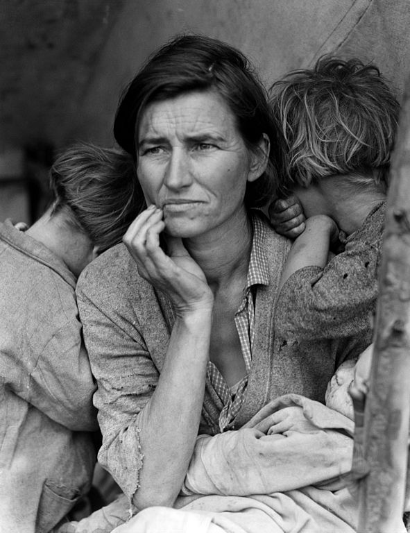 By Dorothea Lange