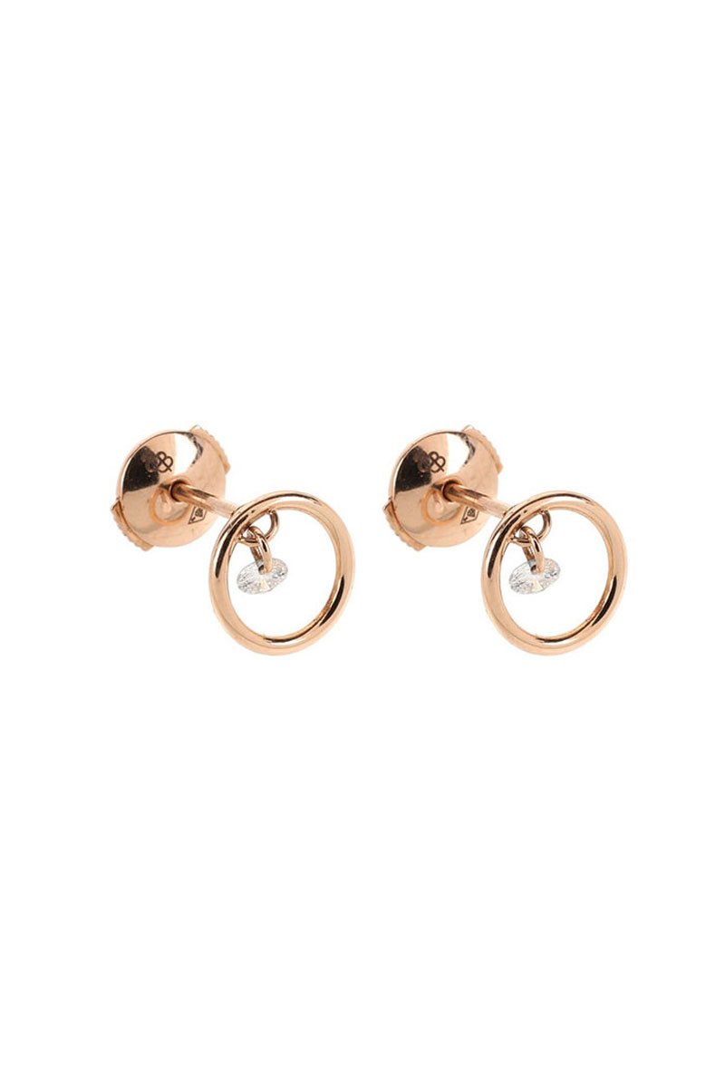 27 Stud Statement Earrings Cool Rose Gold and Silver Stud Earrings
