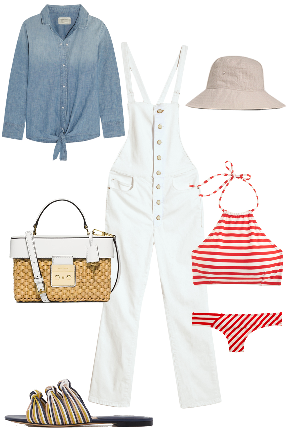 How to Wear White Overalls Outfit Ideas for White Overalls