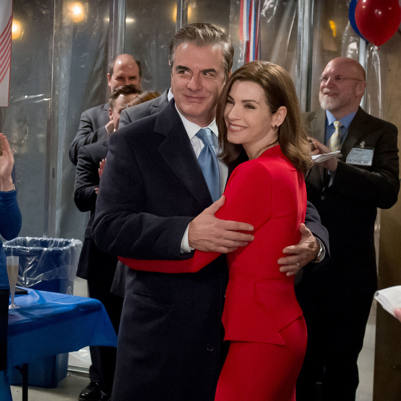 alicia florrick red dress Julianna Margulies signed autographed 8x10 the good wife alicia florrick photo