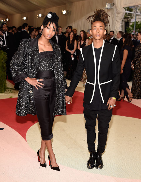Willow Smith in Chanel and Jaden Smith in Louis Vuitton.