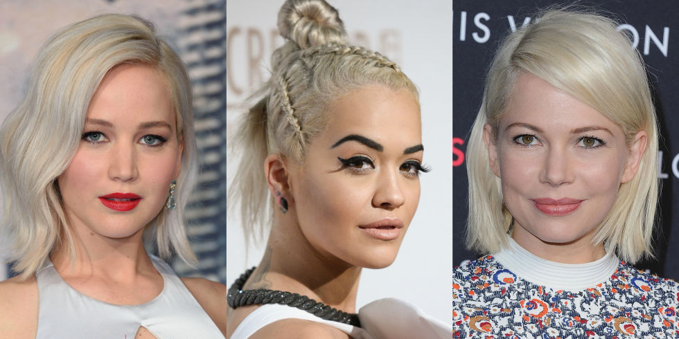 Best Blonde Hair Colors And Shades Of 2017 Celebrity White Platinum