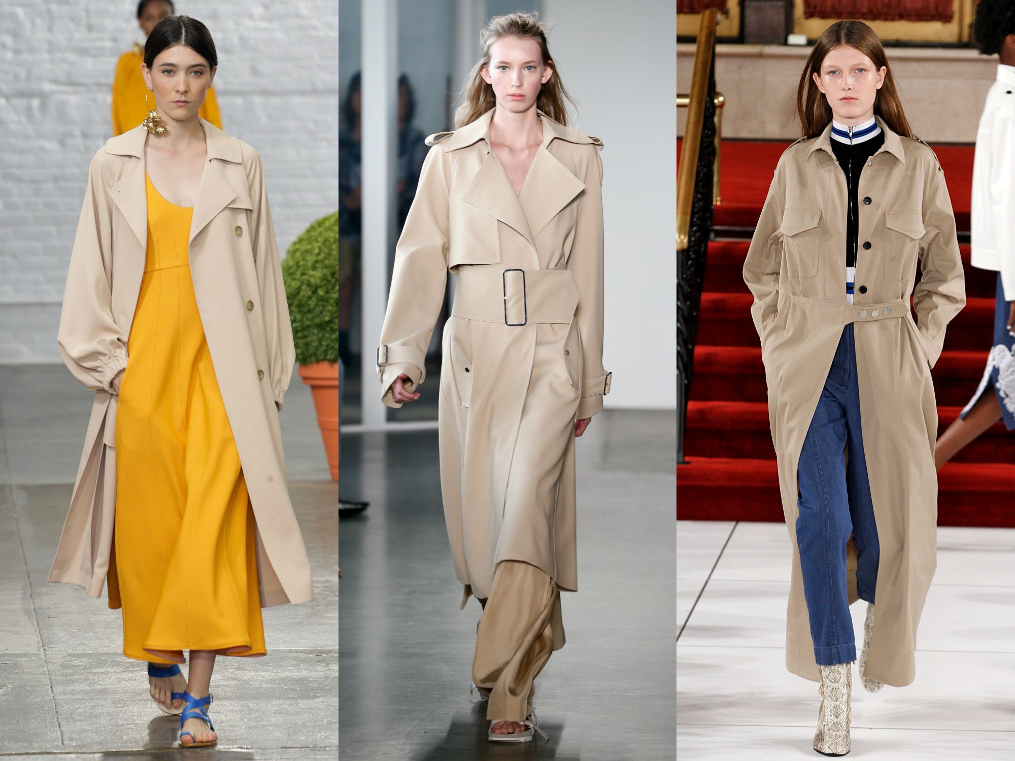 Women S Clothing Burberry Dd Trench Fashion Trend Kat Tanita Is Wearing A Creme Cynthia Vincent Coat
