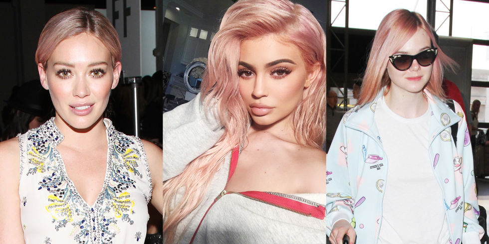 15 Winter Hair Colors 2017 Best New For With A Twinge Of Platinum This Color Is An Step Above The Anime Pink That Dominates Your Instagram Feed It Was Recently Seen On Hilary Duff Elle Fanning