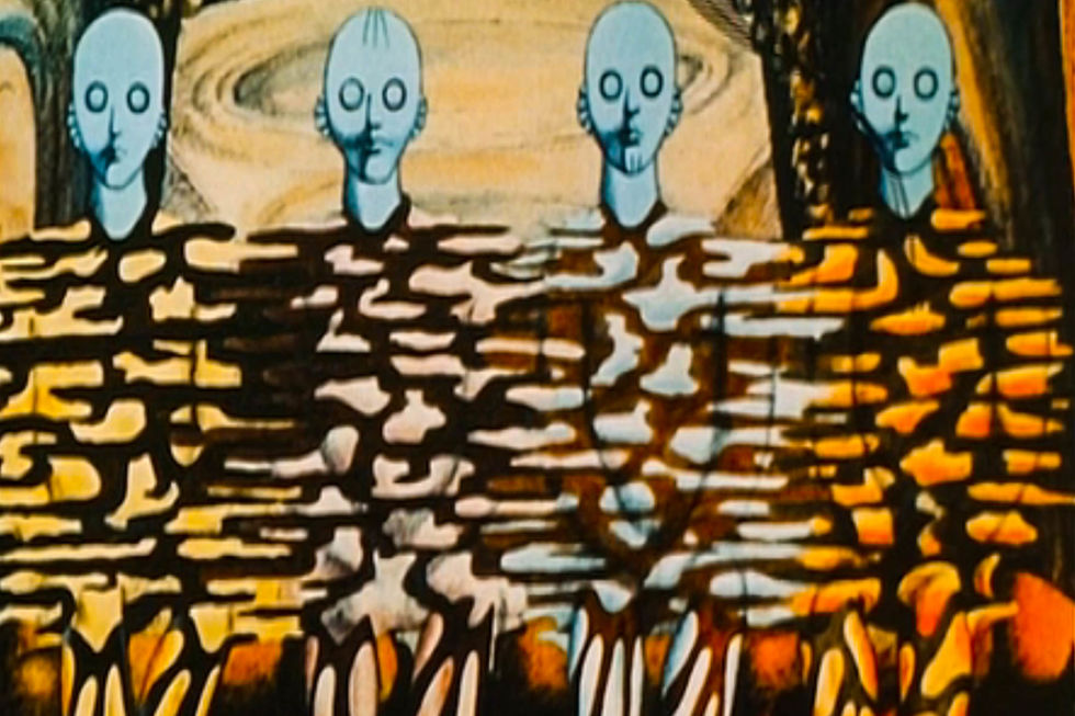 Were all animators just tripping their faces off in 1973? Like a Salvador Dali-fied Dr. Seuss book, this Franco-Czech animation from René Laloux is a strange sci-fi oddity about blue-skinned creatures called Draags who have enslaved humans ("Oms") on a faraway planet. Though the extremely two-dimensional drawing style recalls children's books, Fantastic Planet's chilling Cold War-inspired, genocidal tale tips it more towards the "adult" side of the scale. It's never not a trip, and a present-day viewing will probably have chilling familiarity in our troubled political climate.