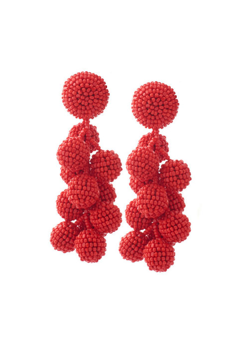 Bold, playful earrings are the surefire way to take an outfit to the next level. Since tassels are quickly becoming ubiquitous, get ahead of the style curve with bunched gumdrops instead.Sachin &amp;&nbsp;Babi Coconuts Earrings, $250; sachinandbabi.com