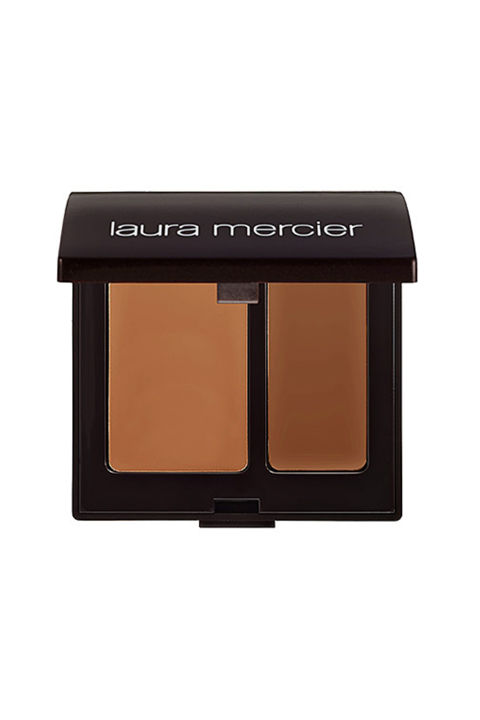This all-time pro fave lets you color match to your skin by mixing the dual-shade concealer. It's called camouflage because it can disguise seriously dark circles and bright red blemishes without piling it on.
$35, lauramercier.com