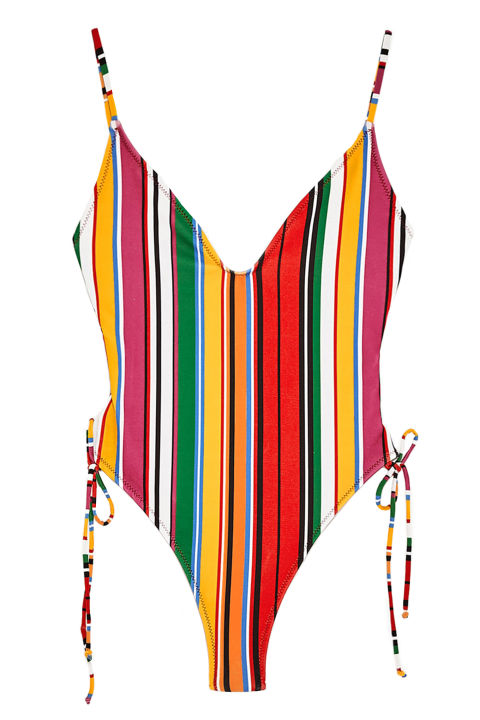 Zara Striped Swimsuit, $36; zara.com