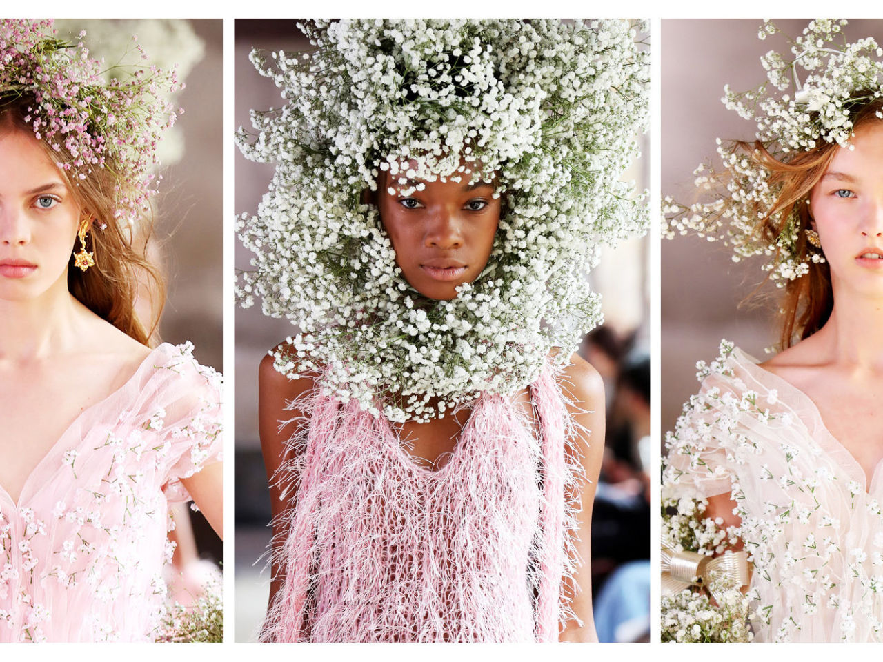 fashion with flower crowns and rustic dresses Rustic Flower Crowns