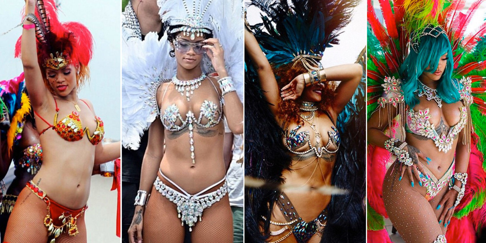 A Comprehensive History of Rihanna's Carnival Ensembles
