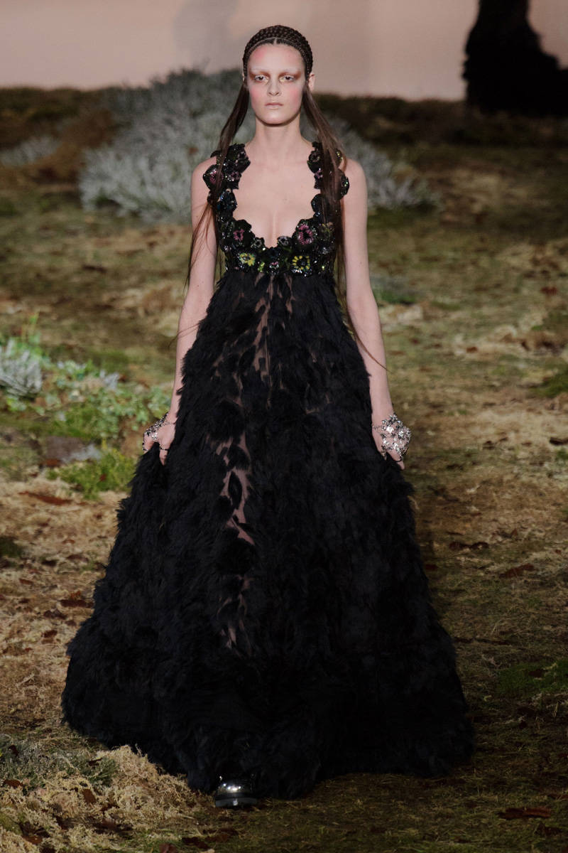 Alexander McQueen Fall 2014 Evening Dresses