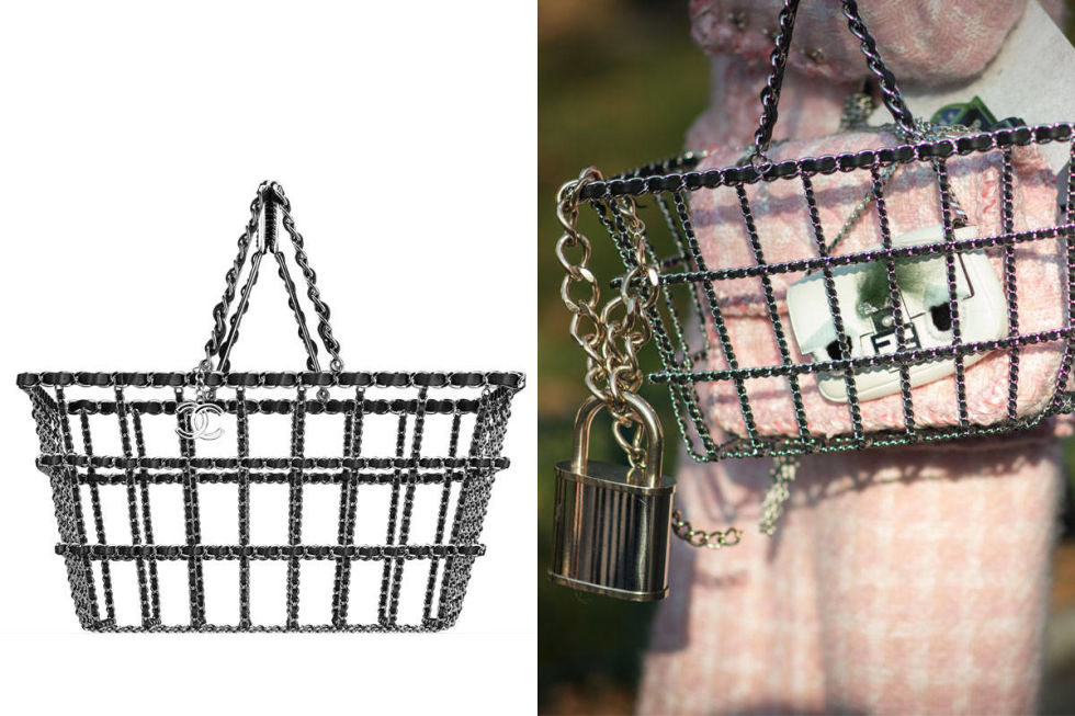 Chanel Basket Bag, $12,500; chanel.com
