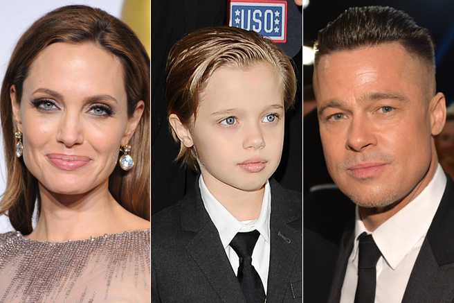 نتیجه تصویری برای angelina jolie and brad pitt kids