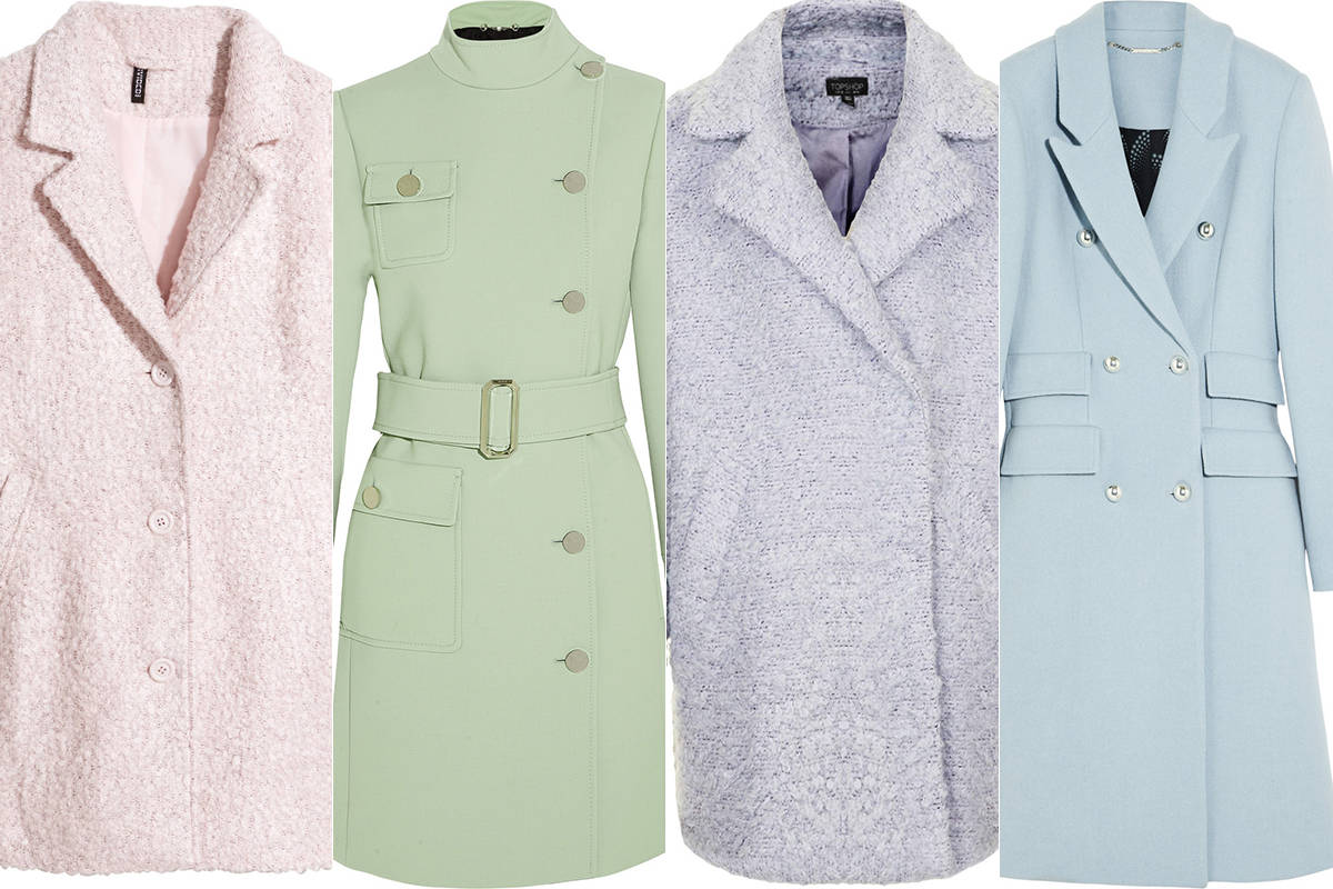 How to Wear a Pastel Coat 6 Colors, 6 Ways How To Wear Pastels In Fall