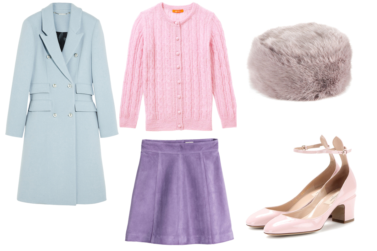 How to Wear a Pastel Coat 6 Colors, 6 Ways How To Wear Pastels In Fall