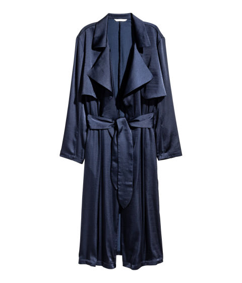 H&M Satin Trenchcoat